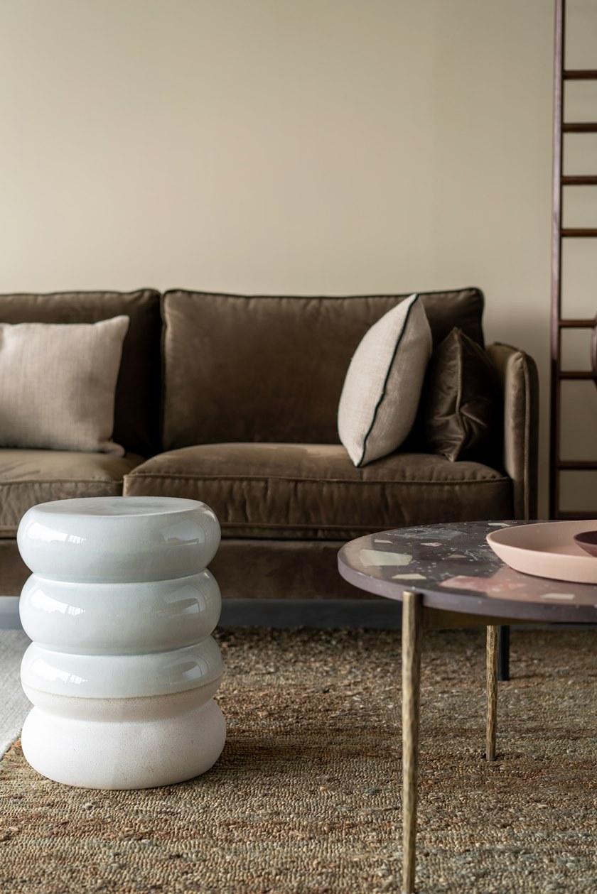 Pols Potten Низкий лакированный табурет из керамогранита sun-id-1446743 - Вид №3