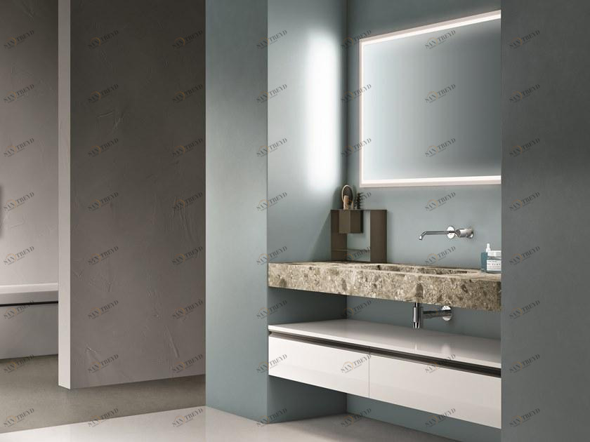 Cerasa Лаковая тумба под умывальник с ящиками и зеркалом Cartabianca sun-id-1478387