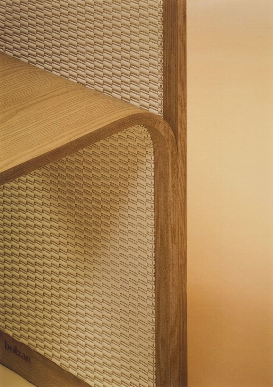 Высокое изголовье из дерева и ткани со встроенными тумбочками Bolzan COURTOISIE ARCH-00118703 - Вид №4