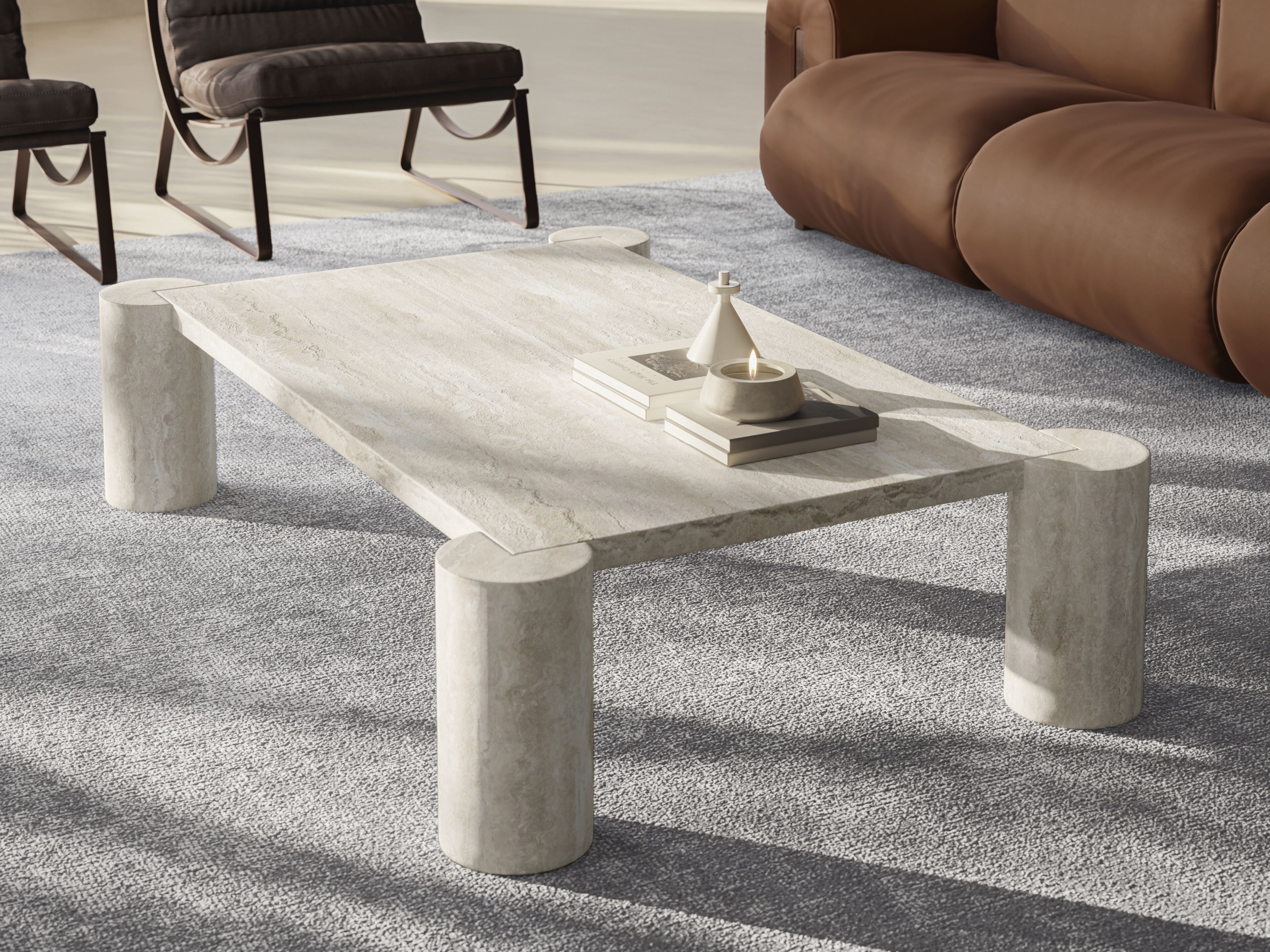 Деревянный прямоугольный низкий журнальный столик Natuzzi Italia храм ARCH-00143613 - Вид №8