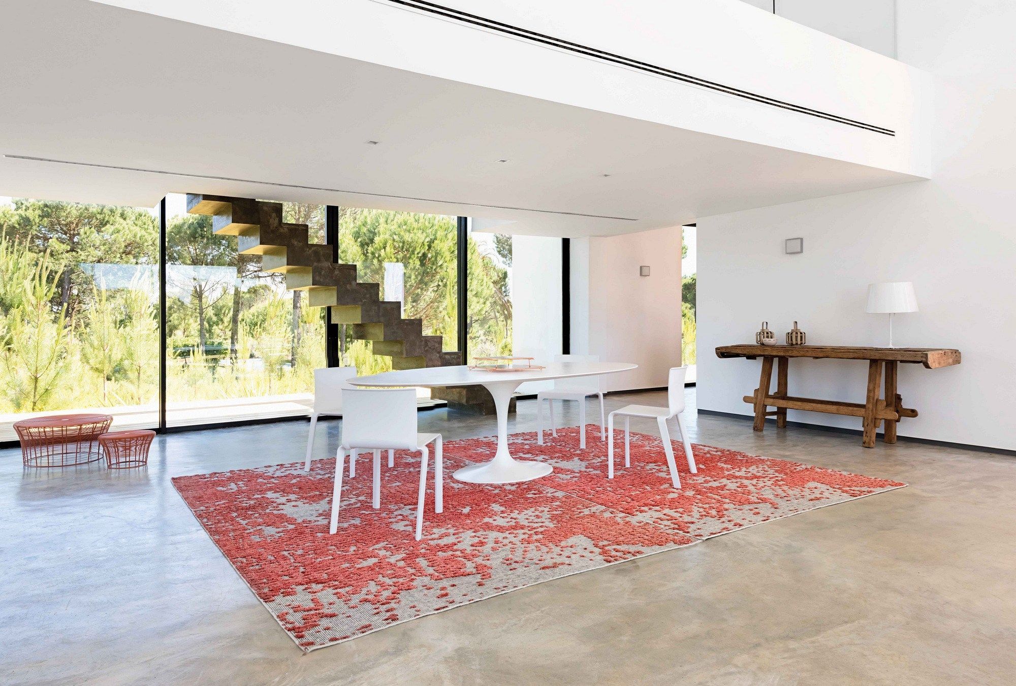 Прямоугольный шерстяной ковер In Stock GAN ARCH-00137970 - Вид №1