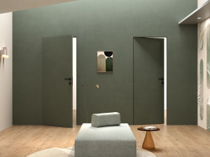 Реверсивные распашные двери провода деревянные стены