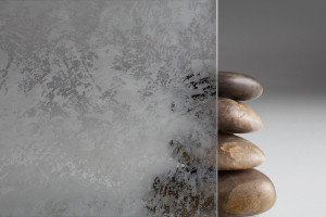 FSRT406 Стекло Vivistrata показано в конфигурации вида с рисунком навеса в белом цвете  Forms-surfaces