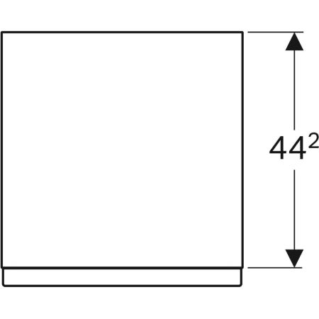 840047000 Шкафчик Geberit iCon с двумя выдвижными ящиками Geberit  - Вид №2