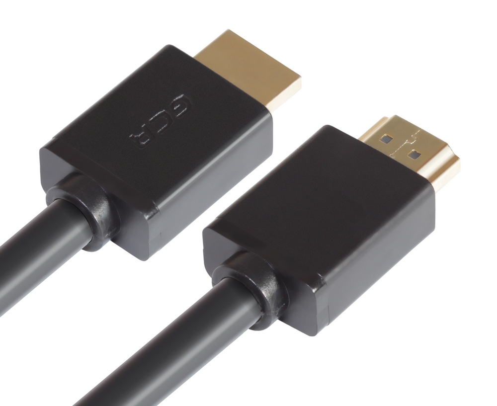 GCR-HM411-3.0m кабель 3.0m hdmi версия 2.0, hdr 4:2:2, ultra hd, 4k 60 fps 60hz/5k*30hz, 3d, audio, 18.0 гбит/с, 28/28 awg, od7.3mm, тройной экран, черный, Greenconnect Santreyd  - Вид №2