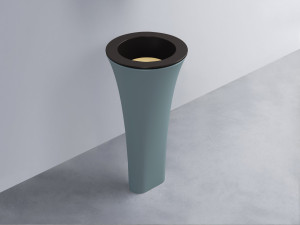 AMLA45-LV+AMPILT-CN+AMCOLT-PL Раковина Amedeo Tondo отдельностоящая cielo Enjoy + Amedeo