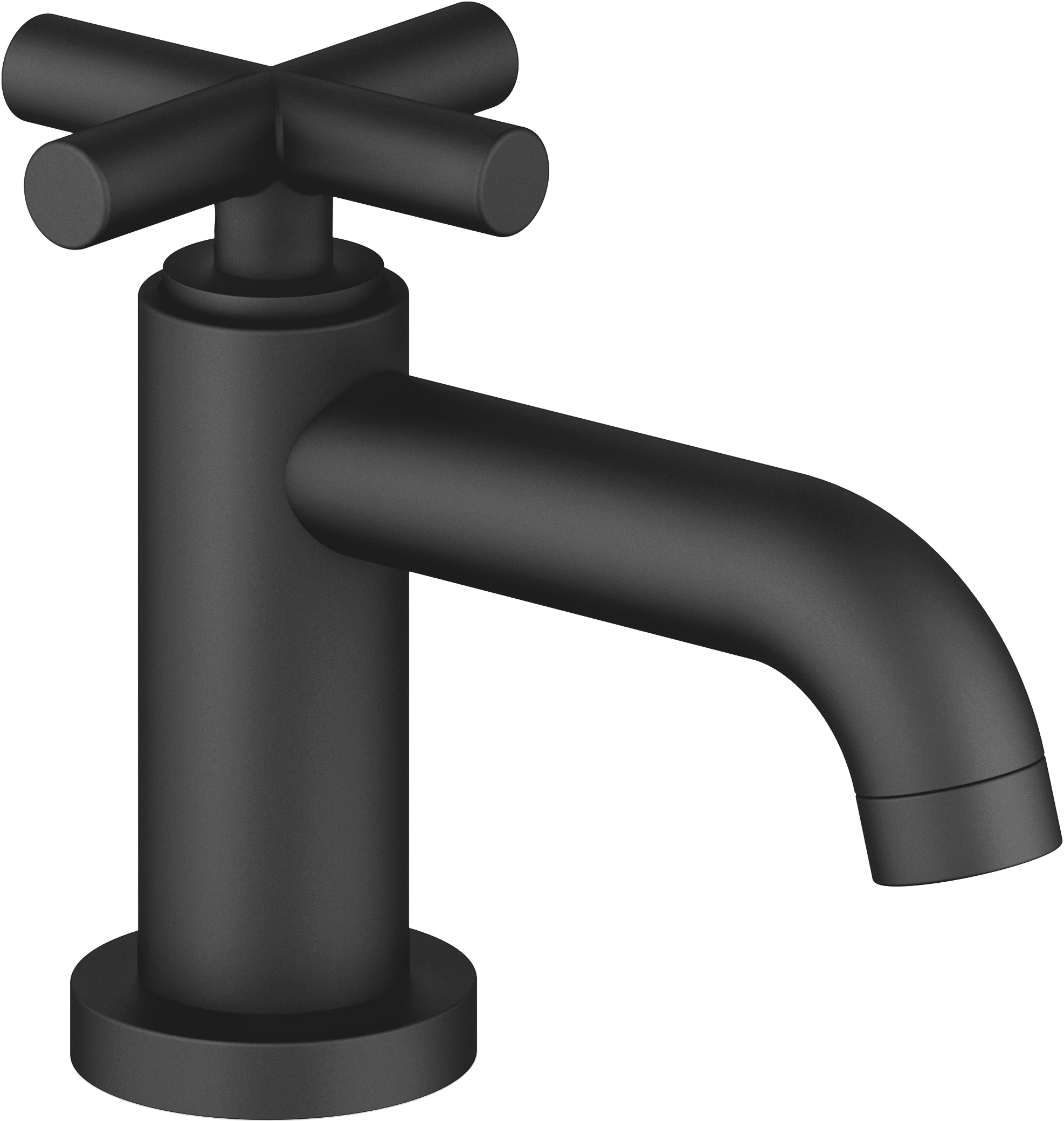 Кран для холодной воды TARA Pillar - матовый черный