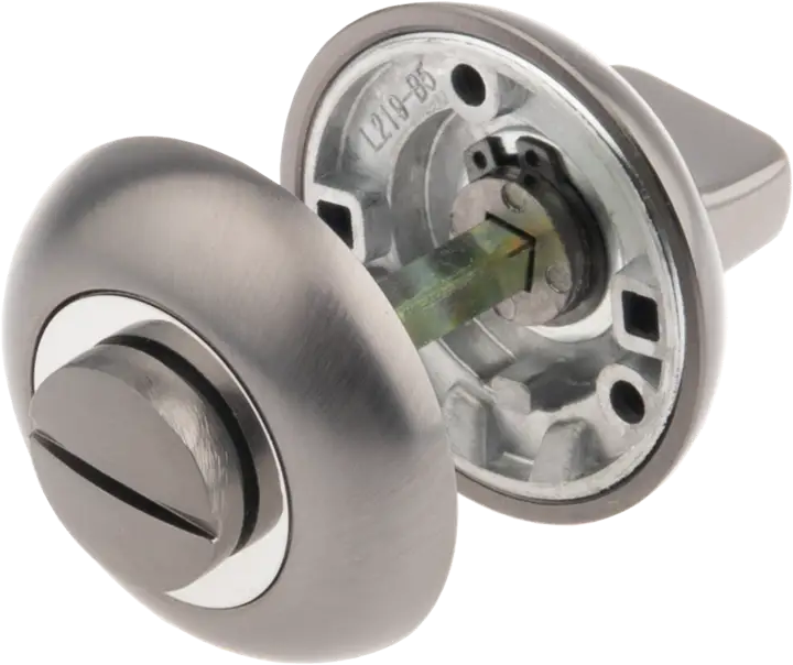 Фиксатор дверной ARMEX WC-1403-GRF графит с экстренным открытием 85083047