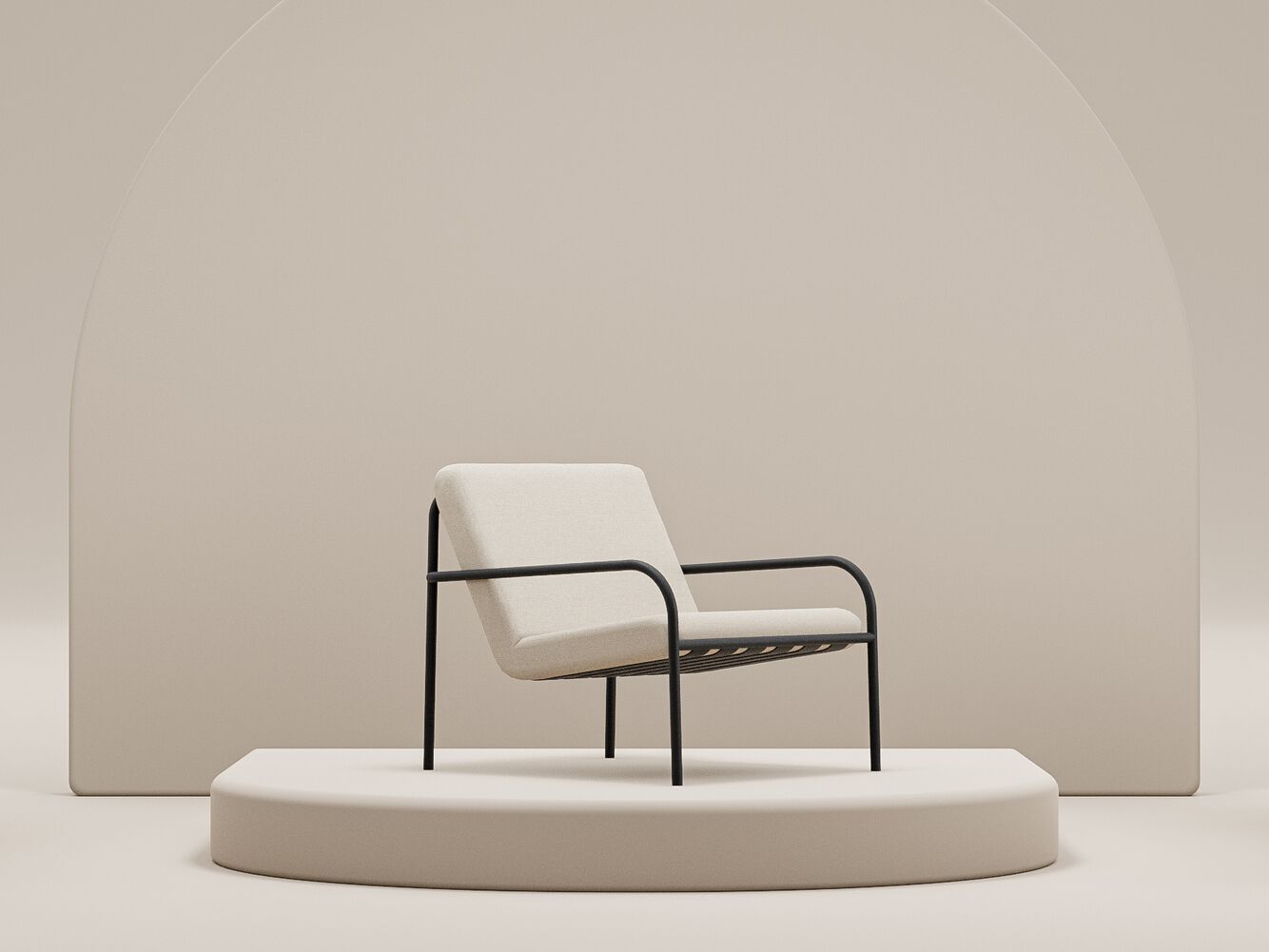 Стальной стул с порошковым покрытием с подлокотниками Metallbude DIEGO ARCH-00121641 - Вид №29