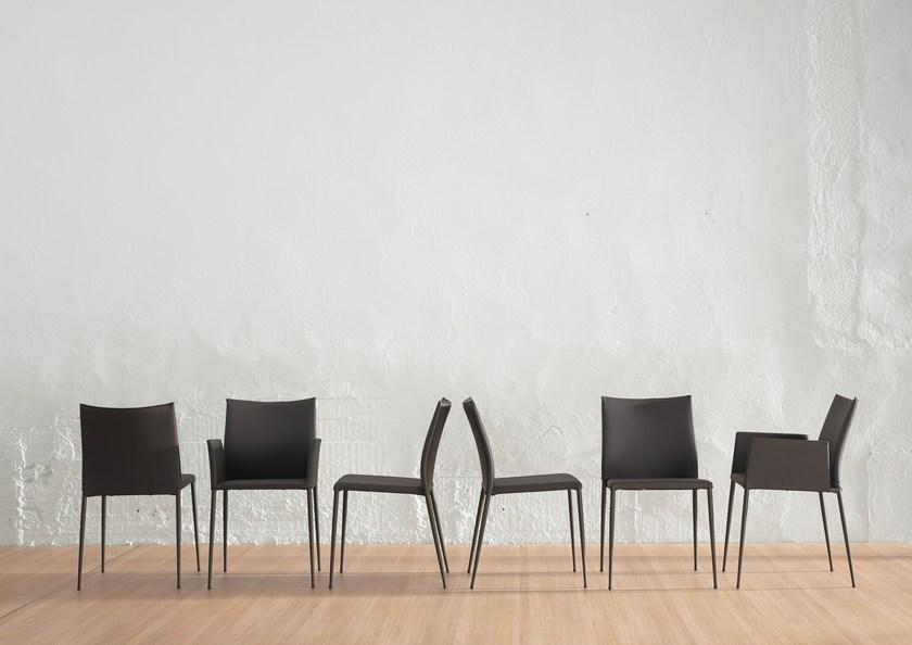 ONDARRETA Мягкое кожаное кресло с подлокотниками Moka sun-id-1471779 - Вид №3