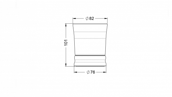 Стакан JOERGER Belledorновинка 631.00.046.000 - Вид №1