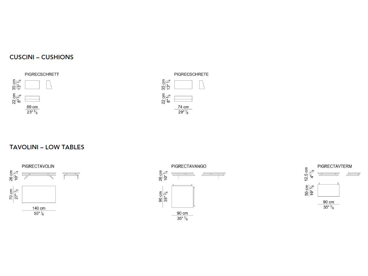 3-местный кожаный угловой диван i 4 Mariani ARCH-00047342 - Вид №4