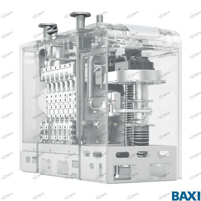 7702607 Напольный газовый конденсационный котел увеличенной мощности BAXI POWER HT-A 1.570 BAXI 