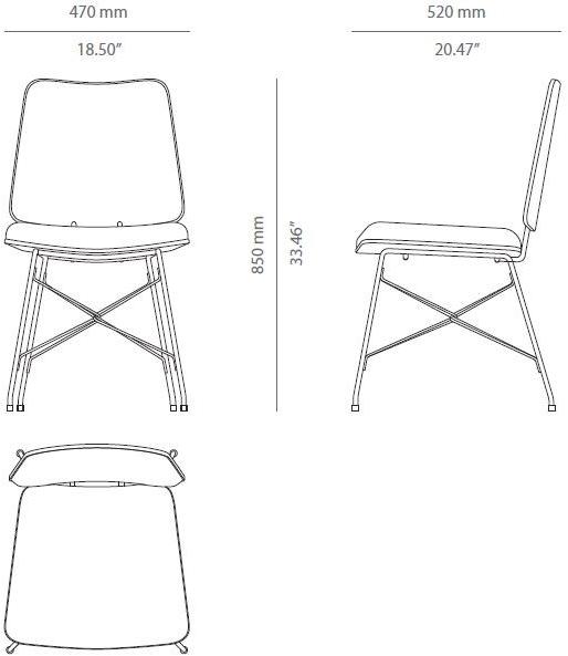 PRADDY Стул из мягкой ткани Orchard Tr047 - Вид №6