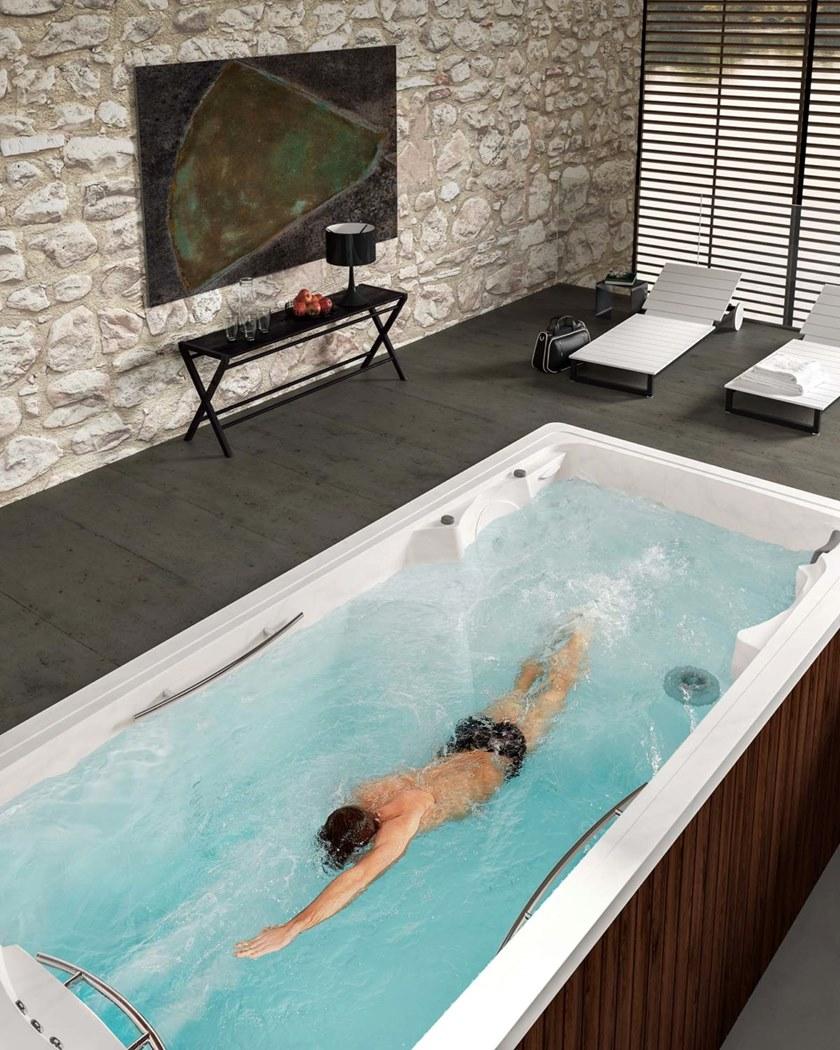 Albatros Прямоугольный мини-бассейн с 3-х местным противотоком  09hab200  - Вид №3