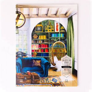 401134 Скетчбук для маркеров "Sketch" 75 г/м2 40 л. 30 х 40 см Малевичъ