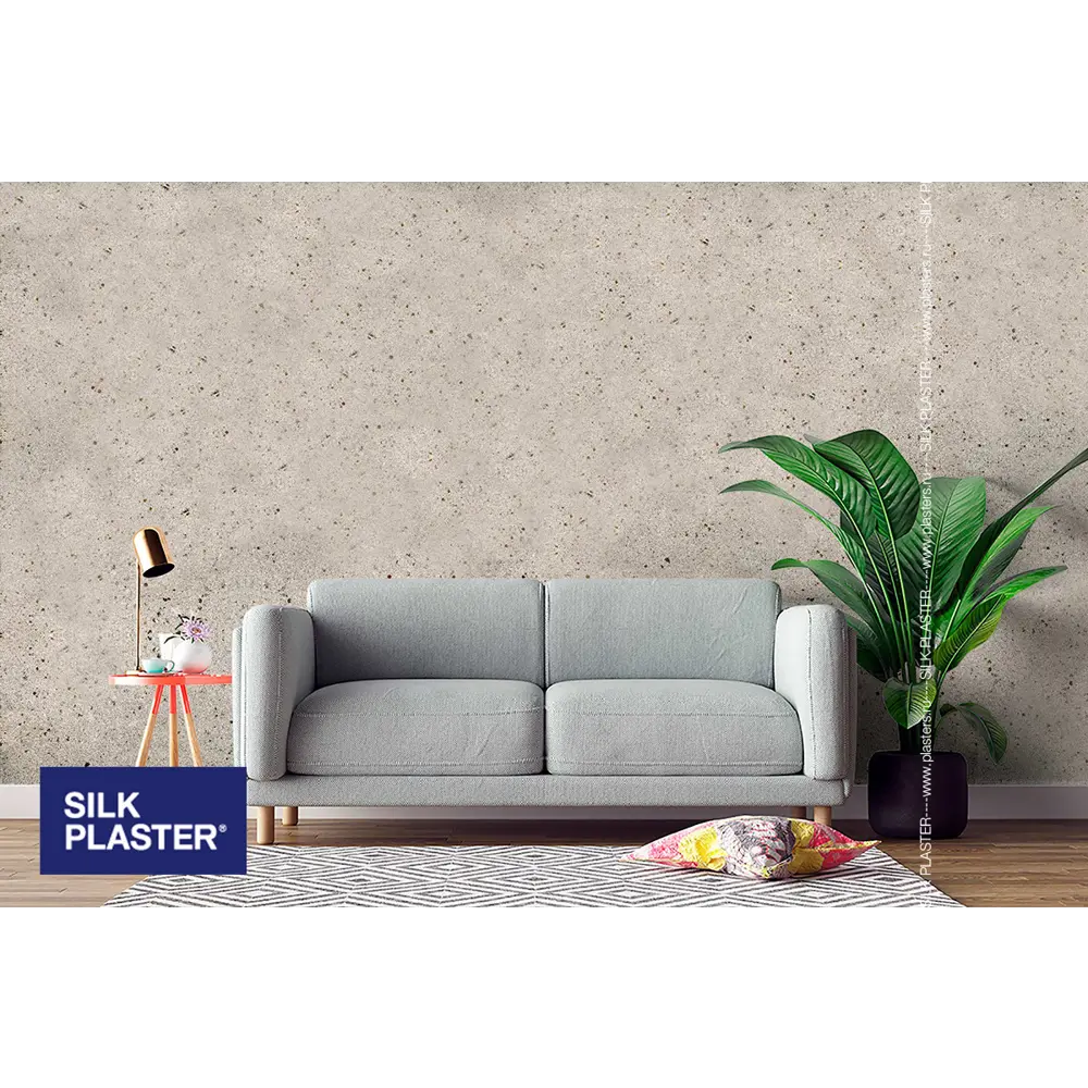 Жидкие обои Silk Plaster Absolute А240 1.46 кг цвет светло-серый STLM-2092417 - Вид №3