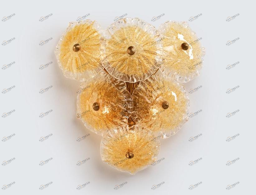 Serip Аппликация из бронзы ручной работы Nenufar Ap1403/5