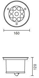 Cariboni group Настенный светодиодный стремянка Cristal led sun-id-1512916 - Вид №5