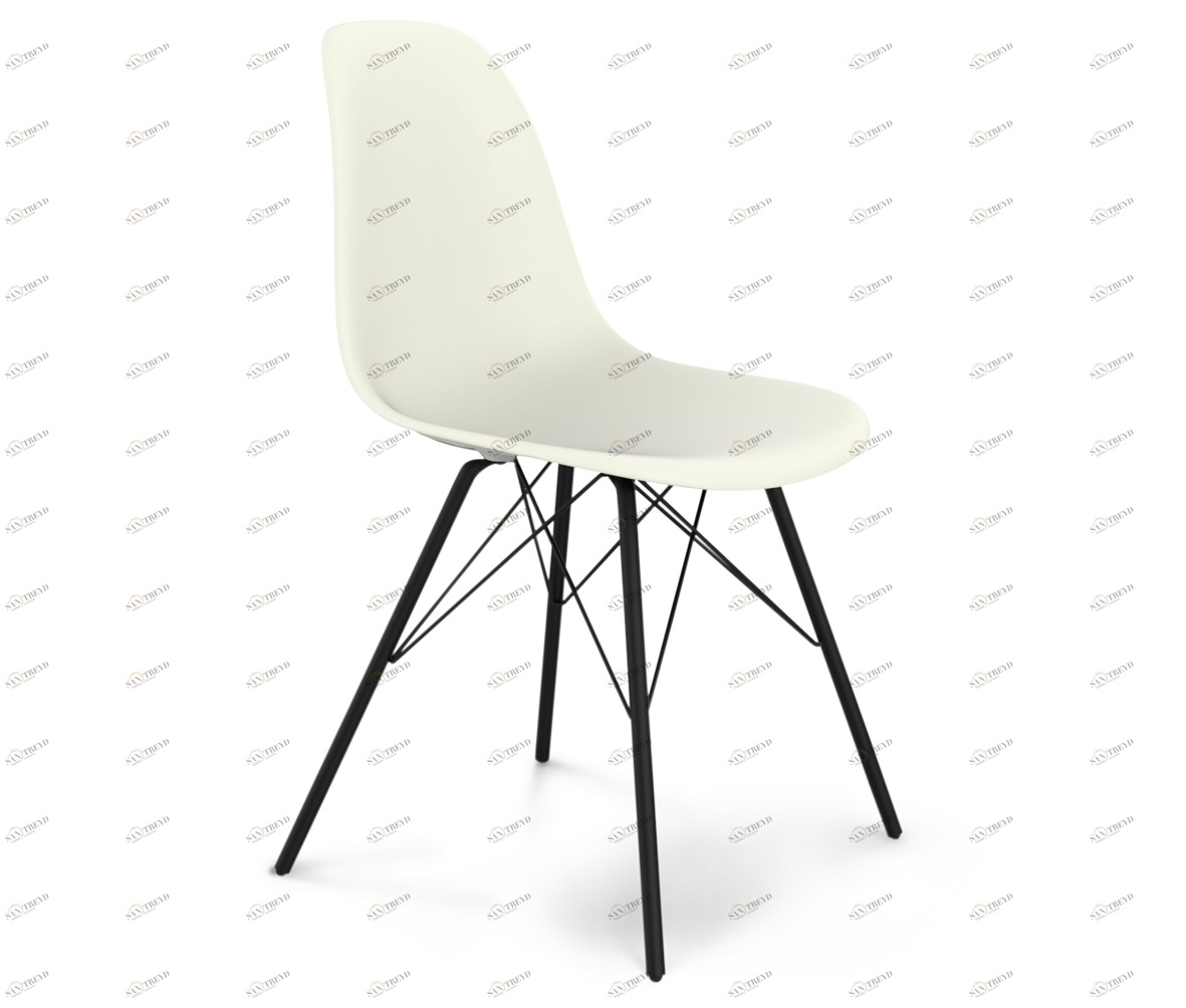 Стул DSR белый S37 (eames style) SHEFFILTON ДИЗАЙНЕРСКИЕ, EAMES STYLE 015584 Белый 