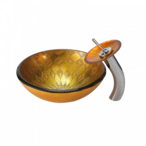 U-GV691-19mm-KGW1700 Накладная раковина на столешницу  прямоугольная Krausru