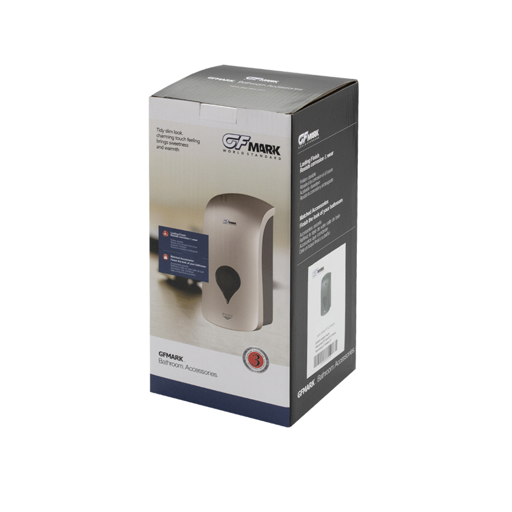 GFmark - Дозатор ПЕНЫ, пластик АБС, ЧЁРНЫЙ, КОМБИНИРОВАННЫЙ, большой, с глазком, 1000 мл, код: 658  - Вид №5