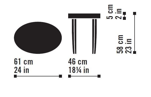 Деревянный овальный журнальный столик для контракта Very Wood ARCH-00024848 - Вид №3