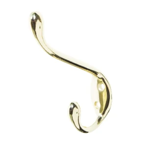 Крючок для пальто и шапки Jumbo, металл, цвет латунь