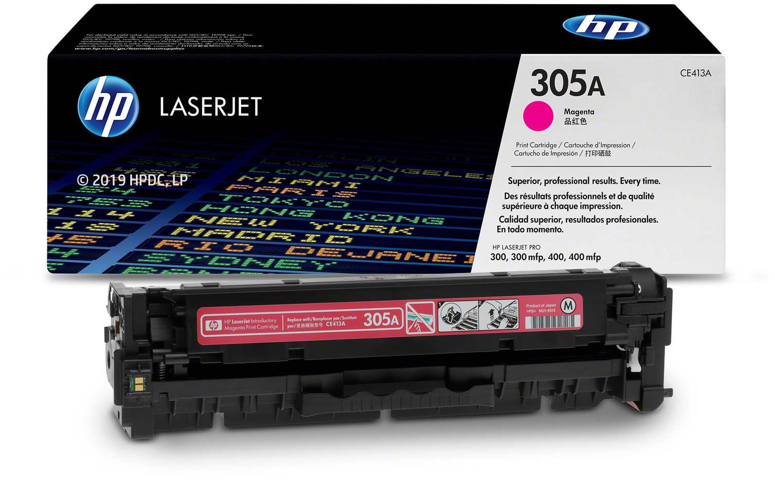 CE413A 305a magenta laserjet toner cartridge HP Santreyd  - Вид №3