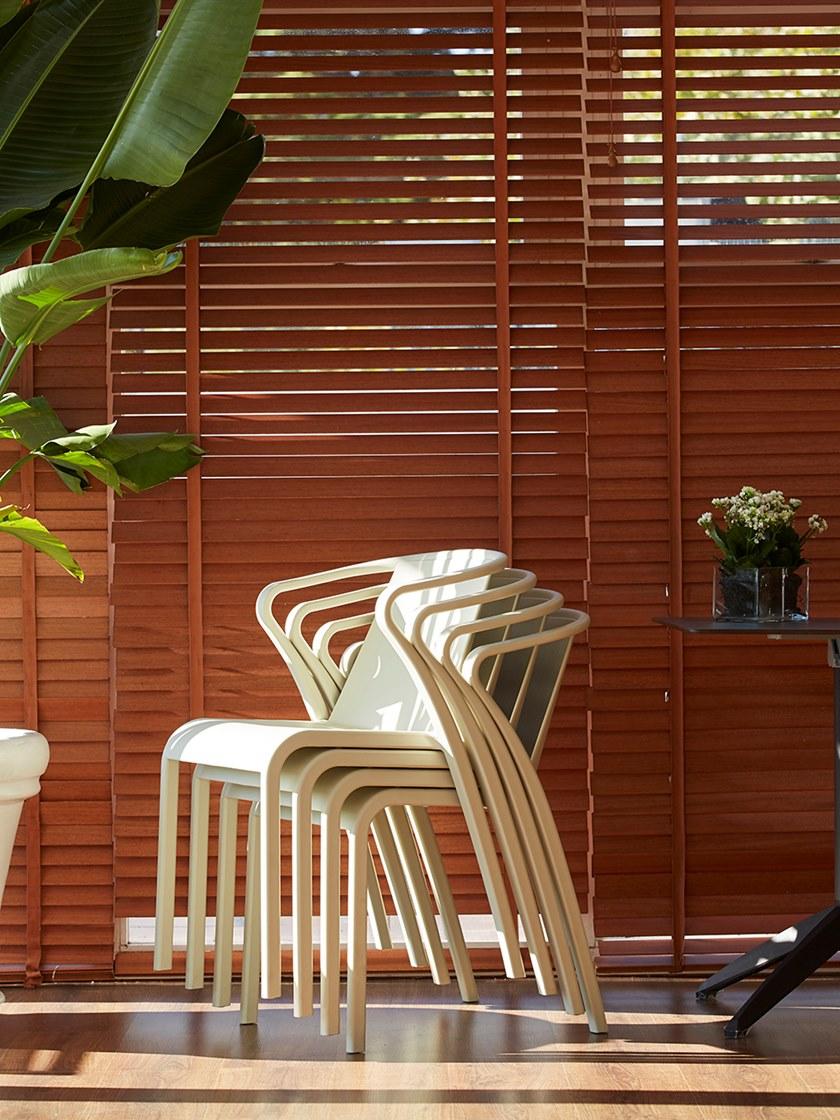 Ezpeleta Штабелируемый садовый стул из полипропилена с подлокотниками  Mn-fad00  - Вид №9