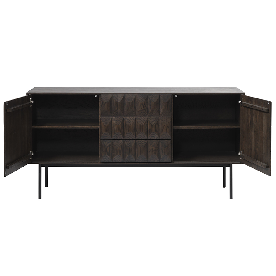 42073181 Комод , latina, 3 секции, 160х45х79 см Unique Furniture  - Вид №4