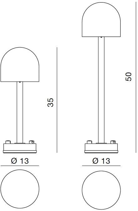Martinelli Luce Светодиодный алюминиевый столбик  2308  - Вид №7