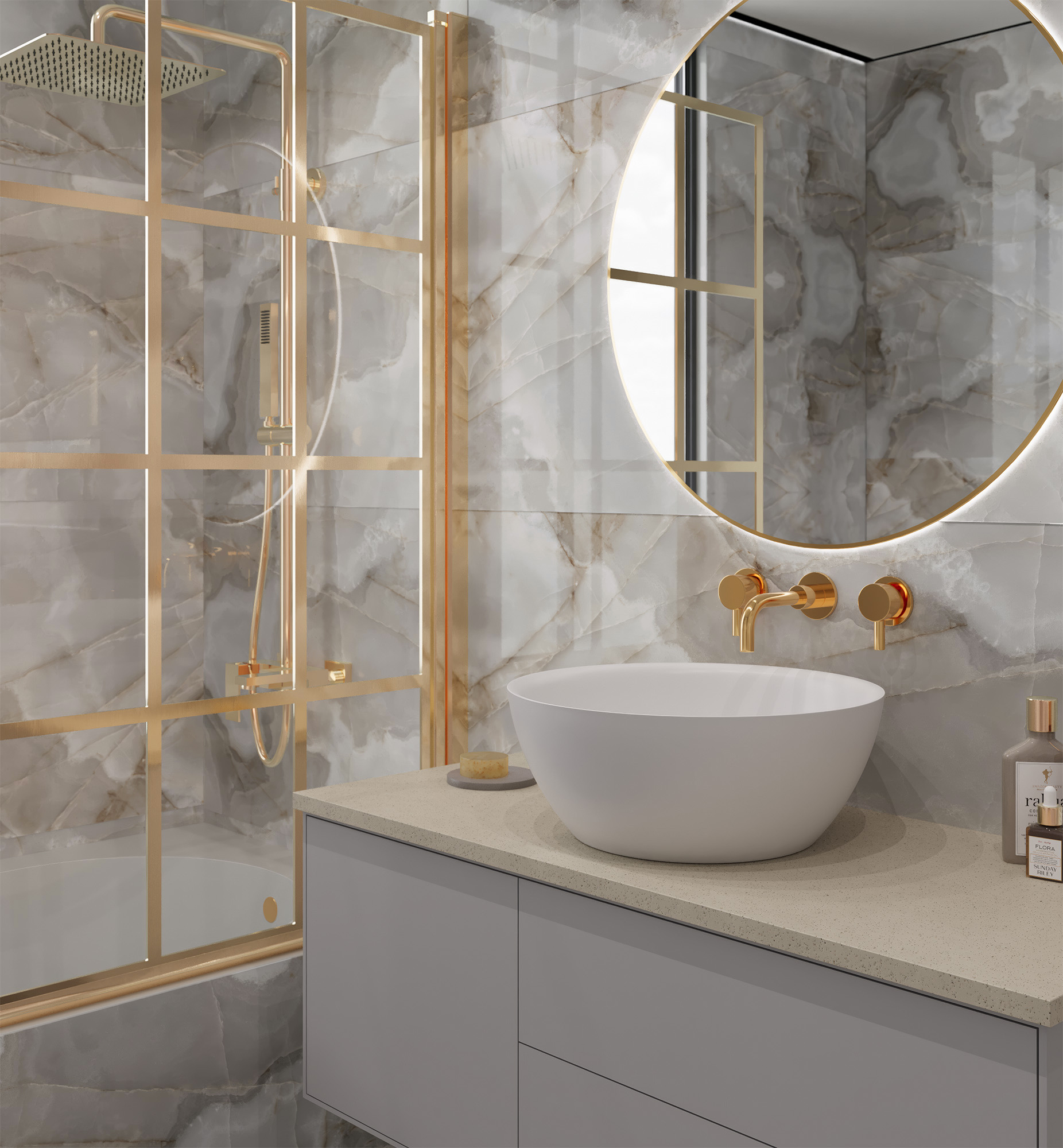 Керамогранит REX ONYX BLUE 60х120 Arcadia Ceramica FP1010-A STLM-0945879 89380126