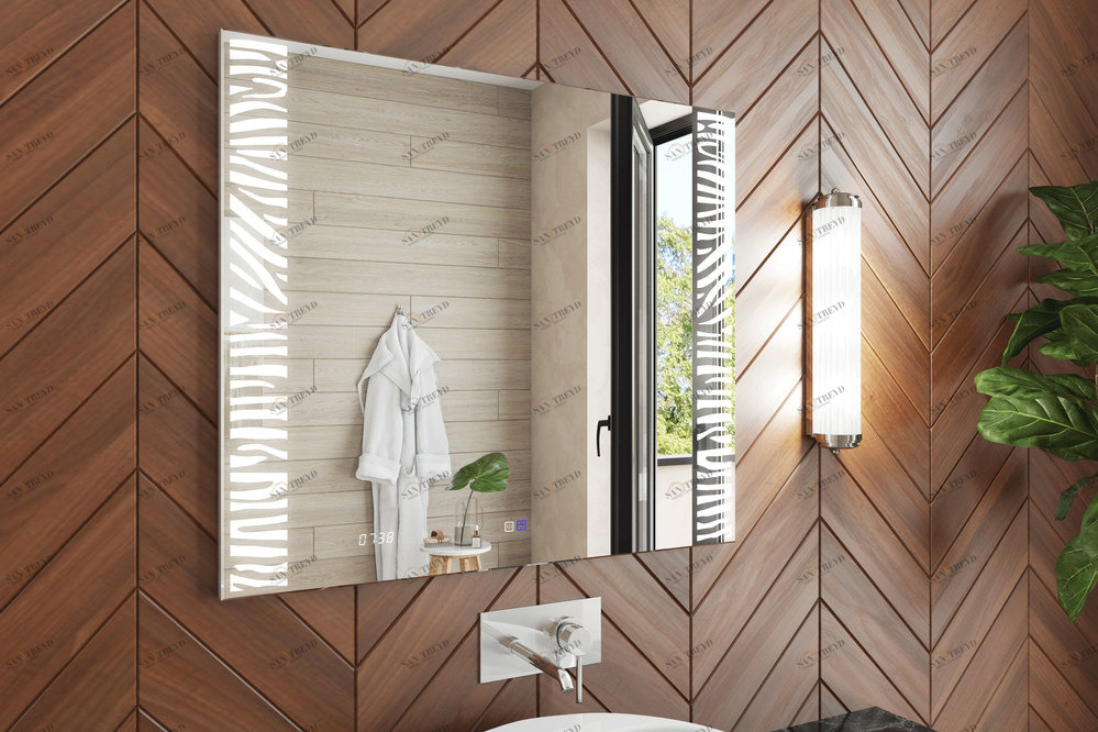 Зеркало Sofia Classic 10001000⨉40⨉700 мм хром VIGO sun-id-665406