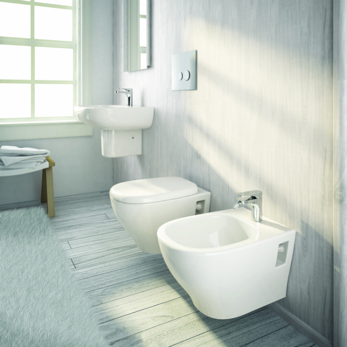 20256 Подвесная раковина настенная овальная Ceramica Hidra MY new! белая - Вид №4