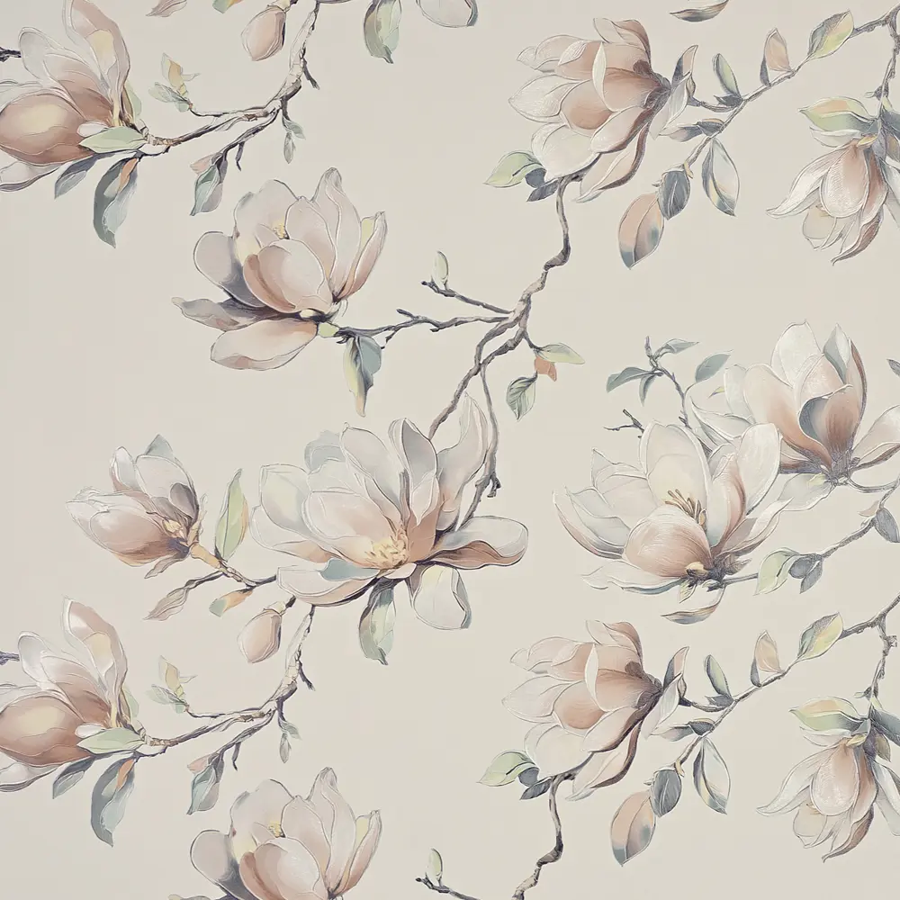 Обои флизелиновые Victoria Stenova Magnolia розовые 1.06 м VS585108 STLM-2101284