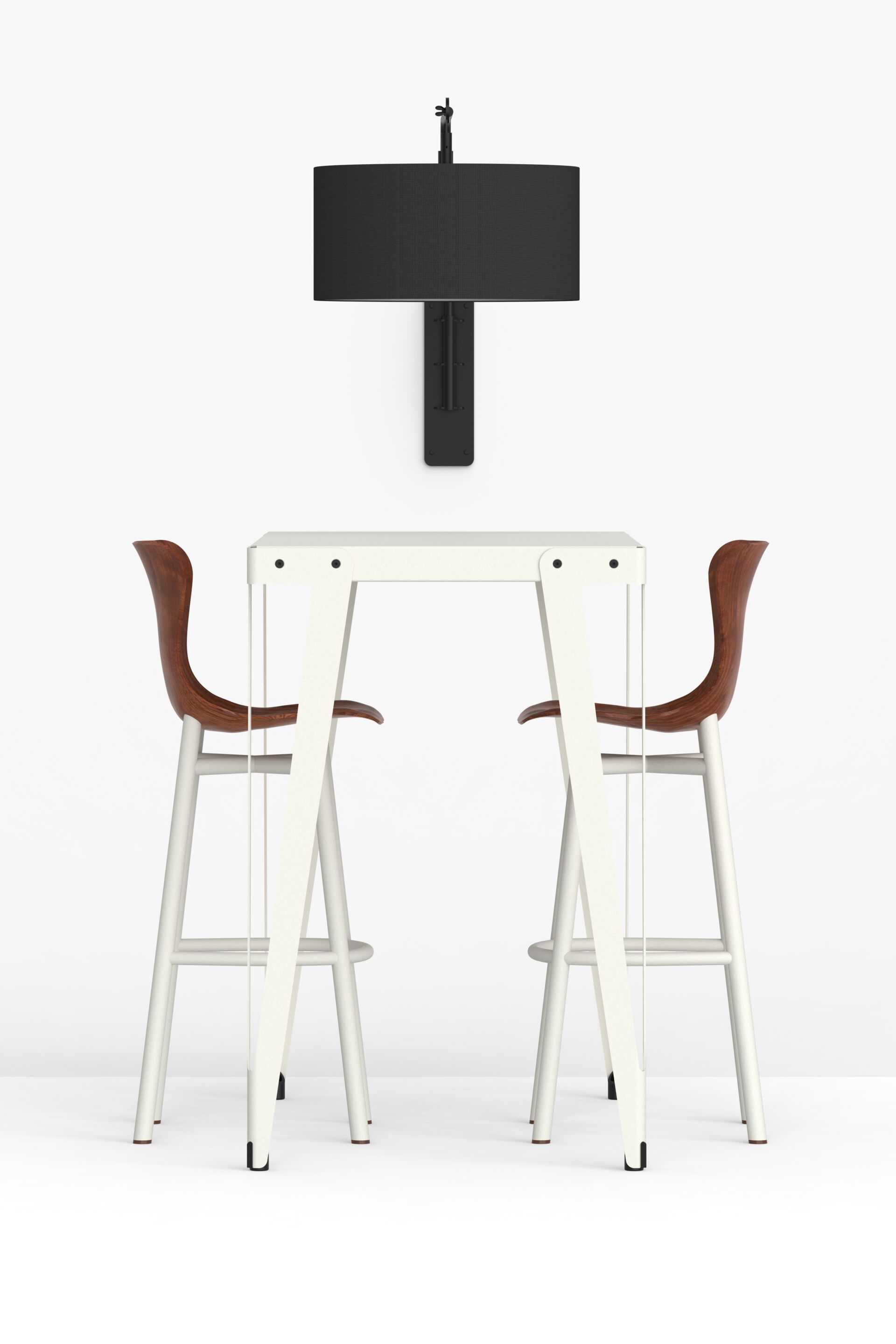 Настенный светильник из стали и ткани с гибкой рукояткой FUNCTIONALS SWIVEL ARCH-00039568 - Вид №11