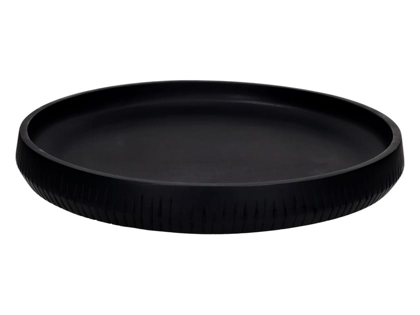 Круглая тарелка из манго POMAX Onyx ARCH-00032433