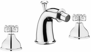 Смеситель для биде на 3 отверстия Белый 8523 GALASSIA Ethos