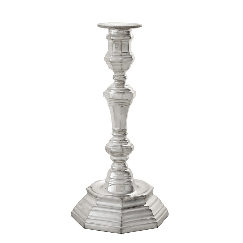 Подсвечник металлический серебристый Barthelemy от Eichholtz EICHHOLTZ EICHHOLTZ 060311 Серебро  - Вид №4