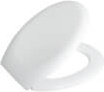 Сиденье для унитаза ınar Duroplast White с металлическими петлями / KC0702.01.0000E