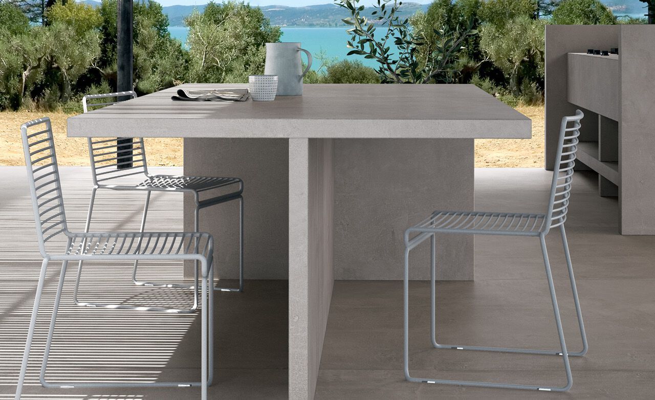 Кухонный топ из керамогранита с цементным эффектом CERAMICA FONDOVALLE MYTOP ARCH-00147680 - Вид №5