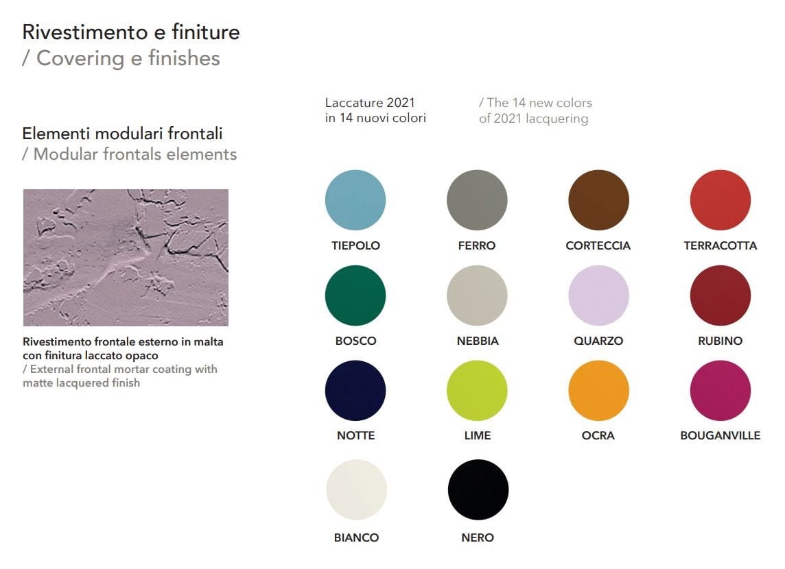 Секционный шкаф из МДФ с распашными дверцами и ящиками MOMENTI Home &amp ARCH-00136748 - Вид №3