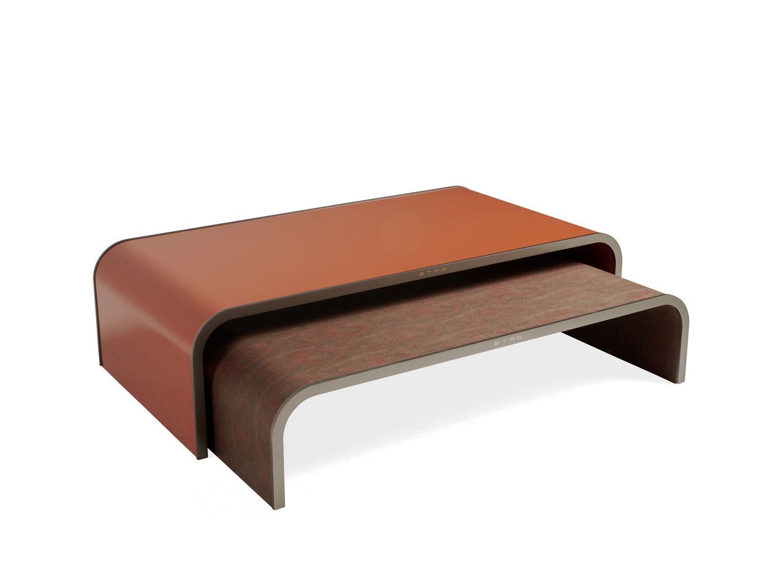 Деревянный штабелируемый прямоугольный журнальный столик ETRO Home Interiors Fly Over ARCH-00052756 - Вид №1