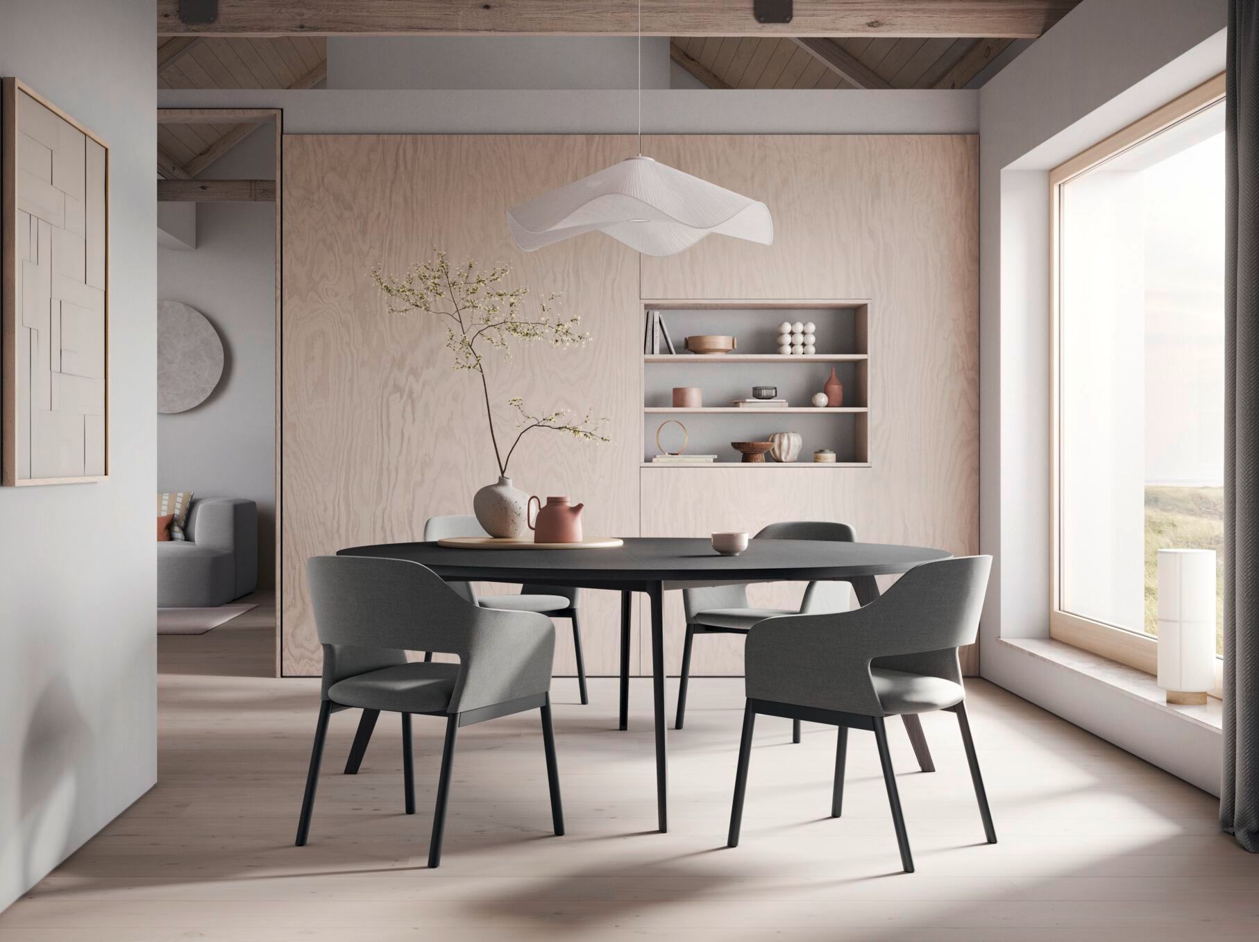 Мягкий стул с подлокотниками Brunner invite ARCH-00027456 - Вид №2