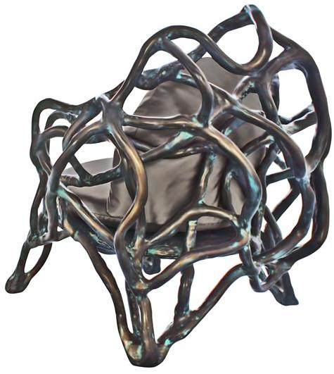 KARPA Кресло Bergere из стекловолокна с подлокотниками Elipse sun-id-1492981 - Вид №1