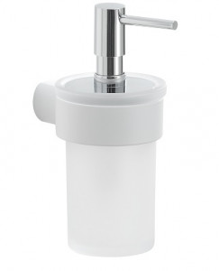 PI81(02) Gedy G-Pirenei, настенный стеклянный дозатор, цвет белый матовый