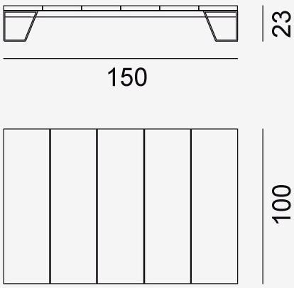 Gervasoni Низкий садовый стол из каррарского мрамора Gervasoni outdoor sun-id-1460996 - Вид №2