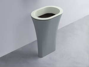 AMLA65-PM+AMPILO-LV+AMCOLO-BR Раковина Amedeo Ovale отдельностоящая cielo Enjoy + Amedeo