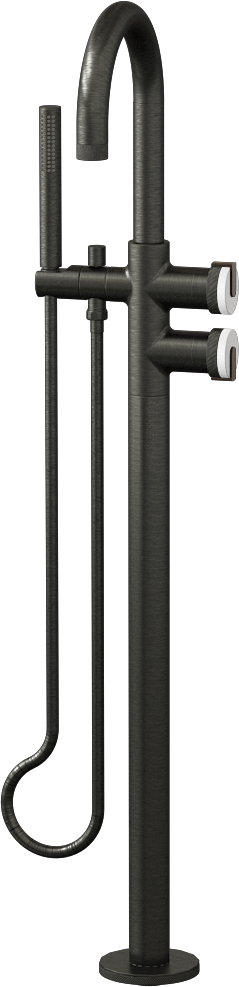 E-11554-R1WT-L1OB-BOX Смеситель напольный отдельностоящий (внешняя часть) GRAFF MOD+